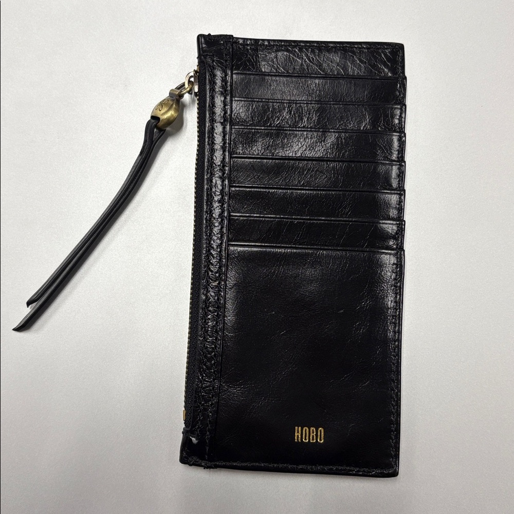 NEW Hobo Carte Card Case - Black wallet cardholder slim - Picture 3 of 6